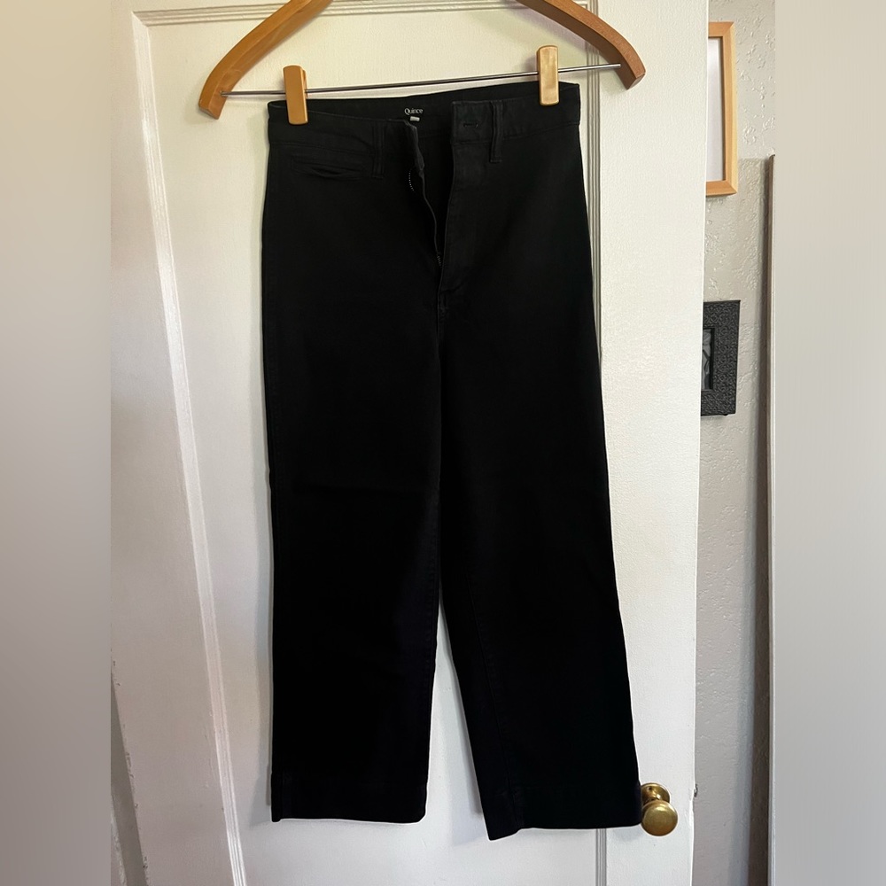 Quince cropped black denim pants. Size 25. Worn twice - Picture 10 of 10